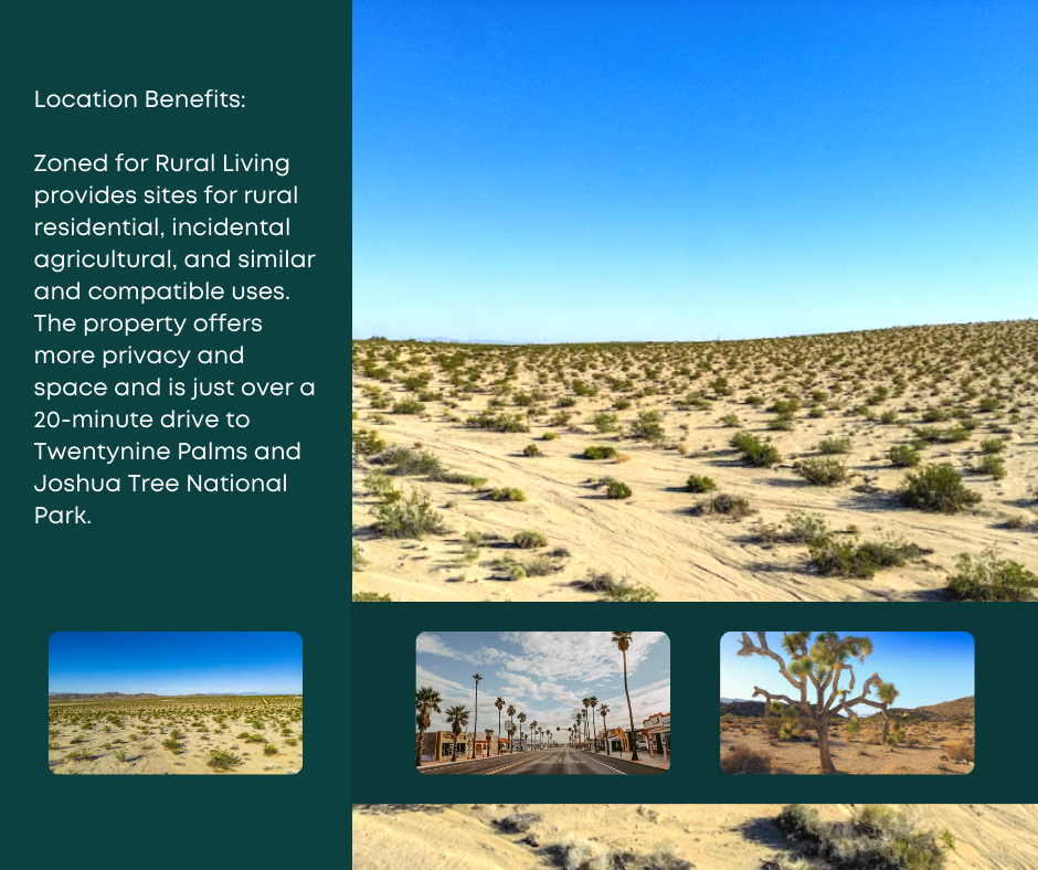 Build Your Dream Here: 10-acre Vacant Land Available Now in Joshua Tree, CA!