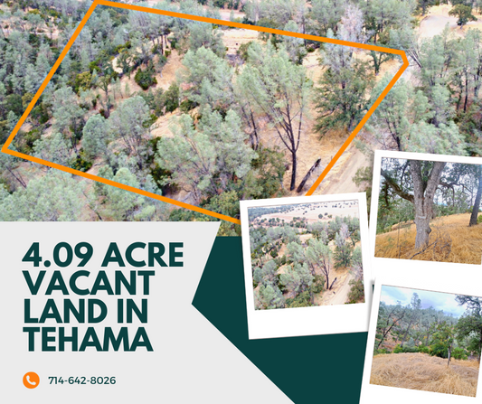 4.09 Acres Land For Sale in Tehama County