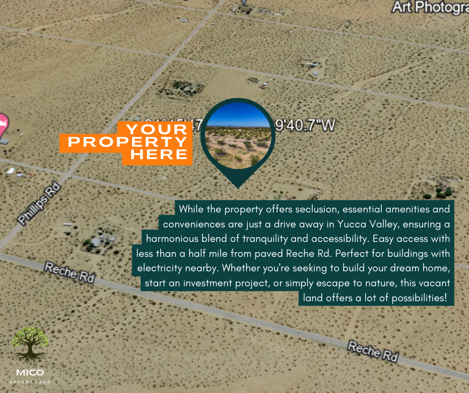Build, Invest, Create: 5-acre Vacant Land Opportunity in Landers, CA!