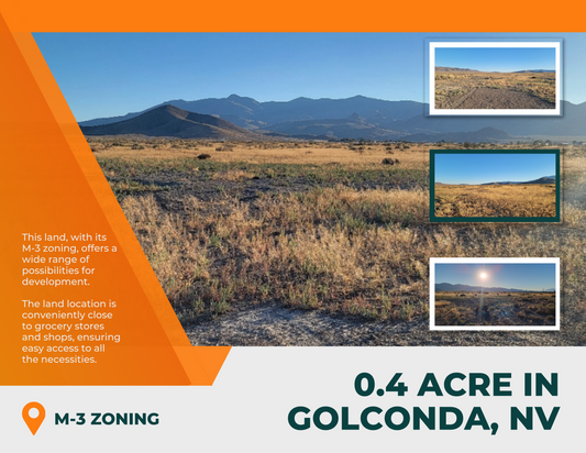¡Una increíble propiedad de 0,4 acres en Golconda, Nevada!