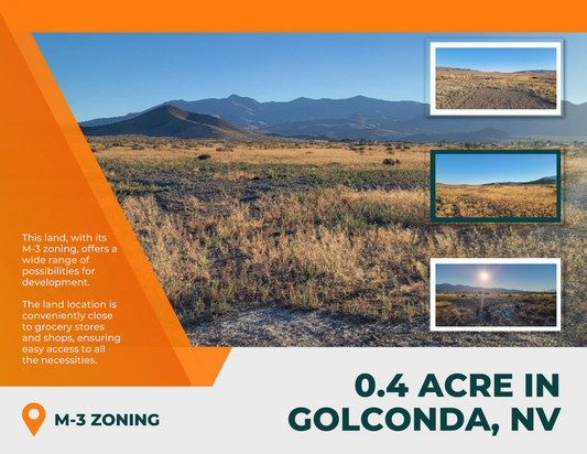 An Amazing 0.4 Acre Property in Golconda, Nevada!