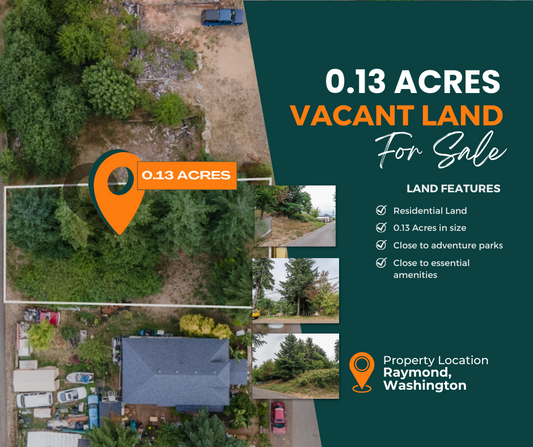 0.13 Acres of Vacant Residential Land for Sale in Raymond Washington