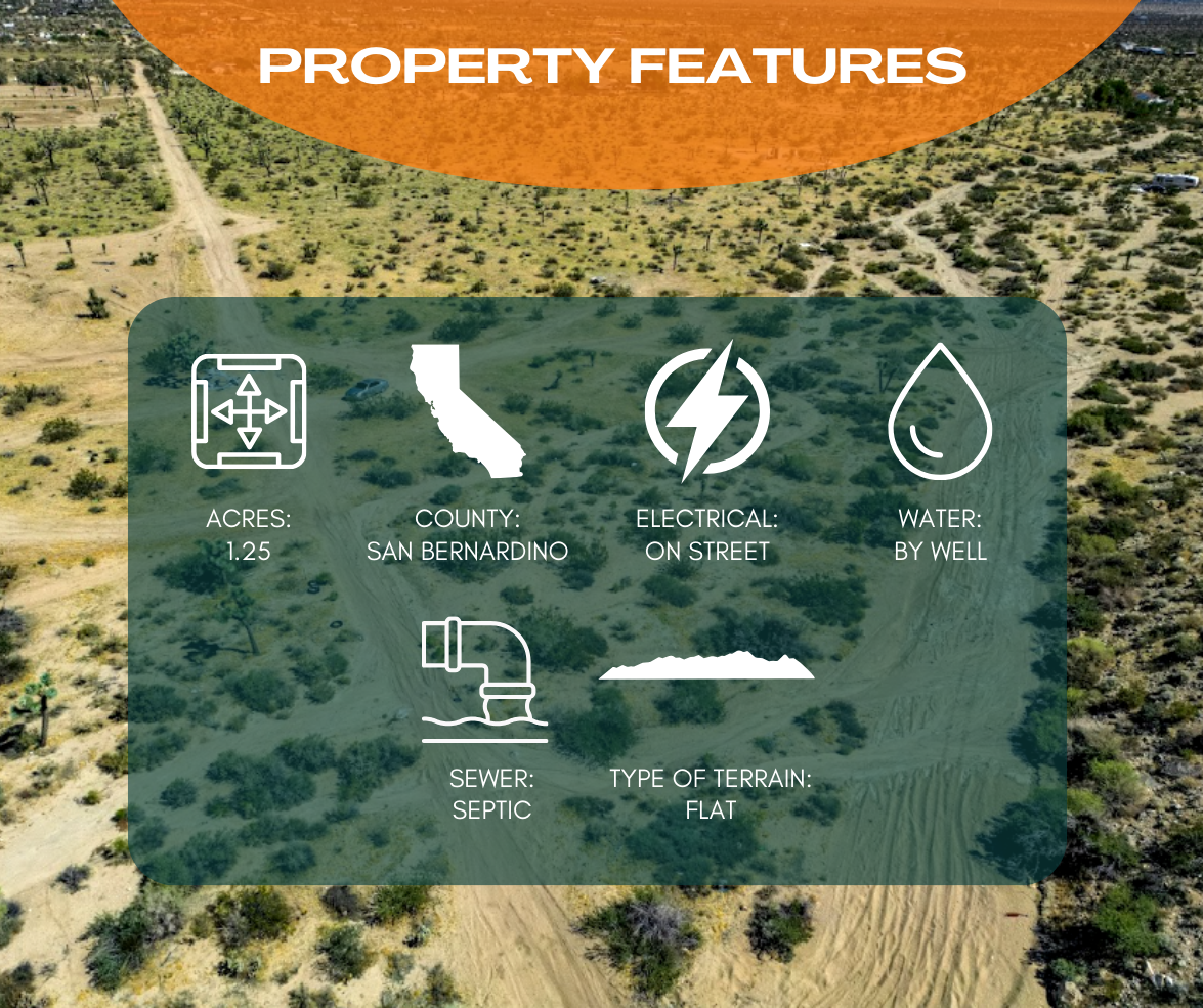 1.25-acre Land for Sale in Yucca Valley, CA!