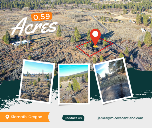 Prime Location: 0.59 acres in Klamath County, Oregon