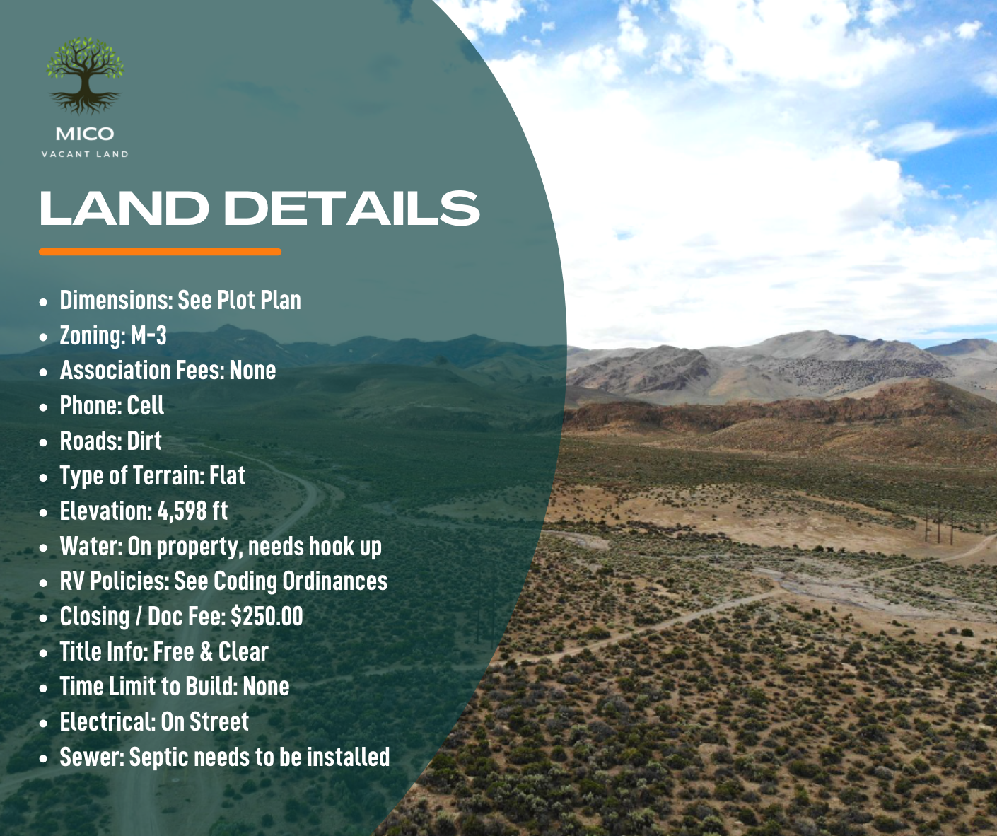 40-Acre Land for Sale in Humboldt County, NV!