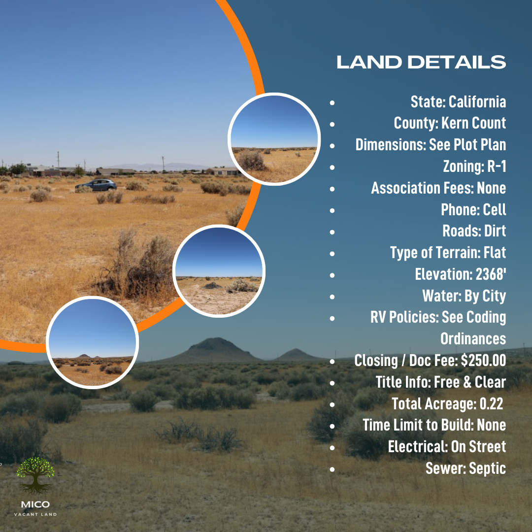 Discover Your Perfect Homesite in Kern County, CA