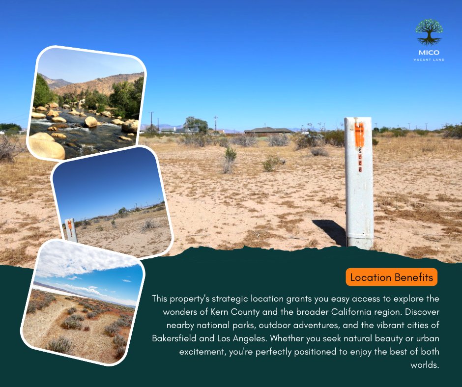 Your Dream Home Starts Here! Discover the Vacant Residential Land in Kern County, CA!