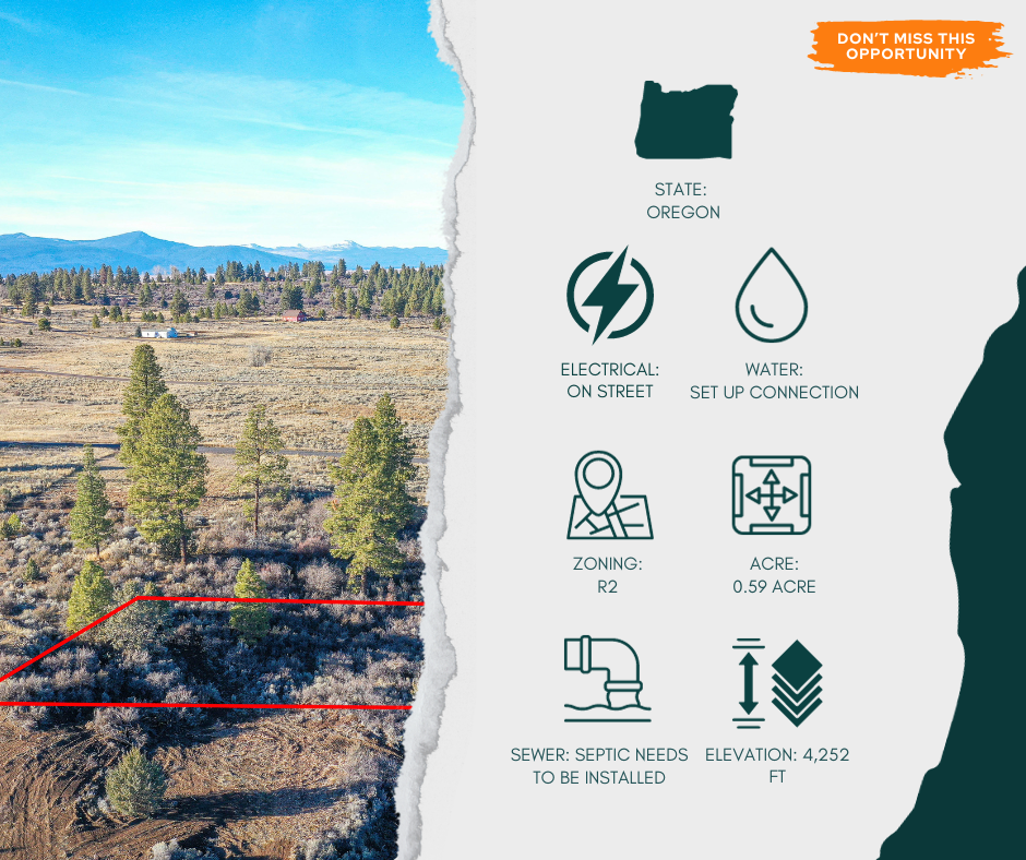 Prime Location: 0.59 acres in Klamath County, Oregon