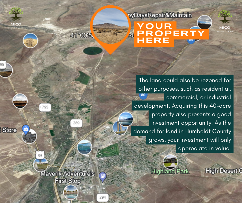 40 Acre Property for Sale in Winnemucca, NV!