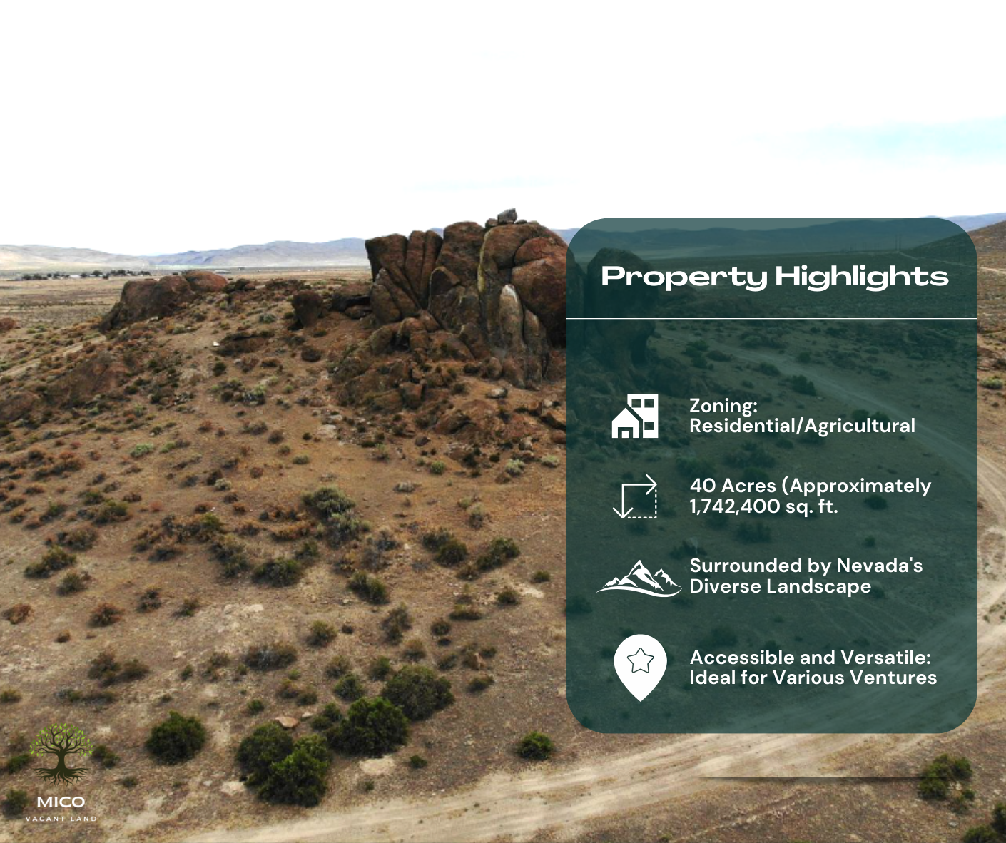 40-Acre Land for Sale in Humboldt County, NV!