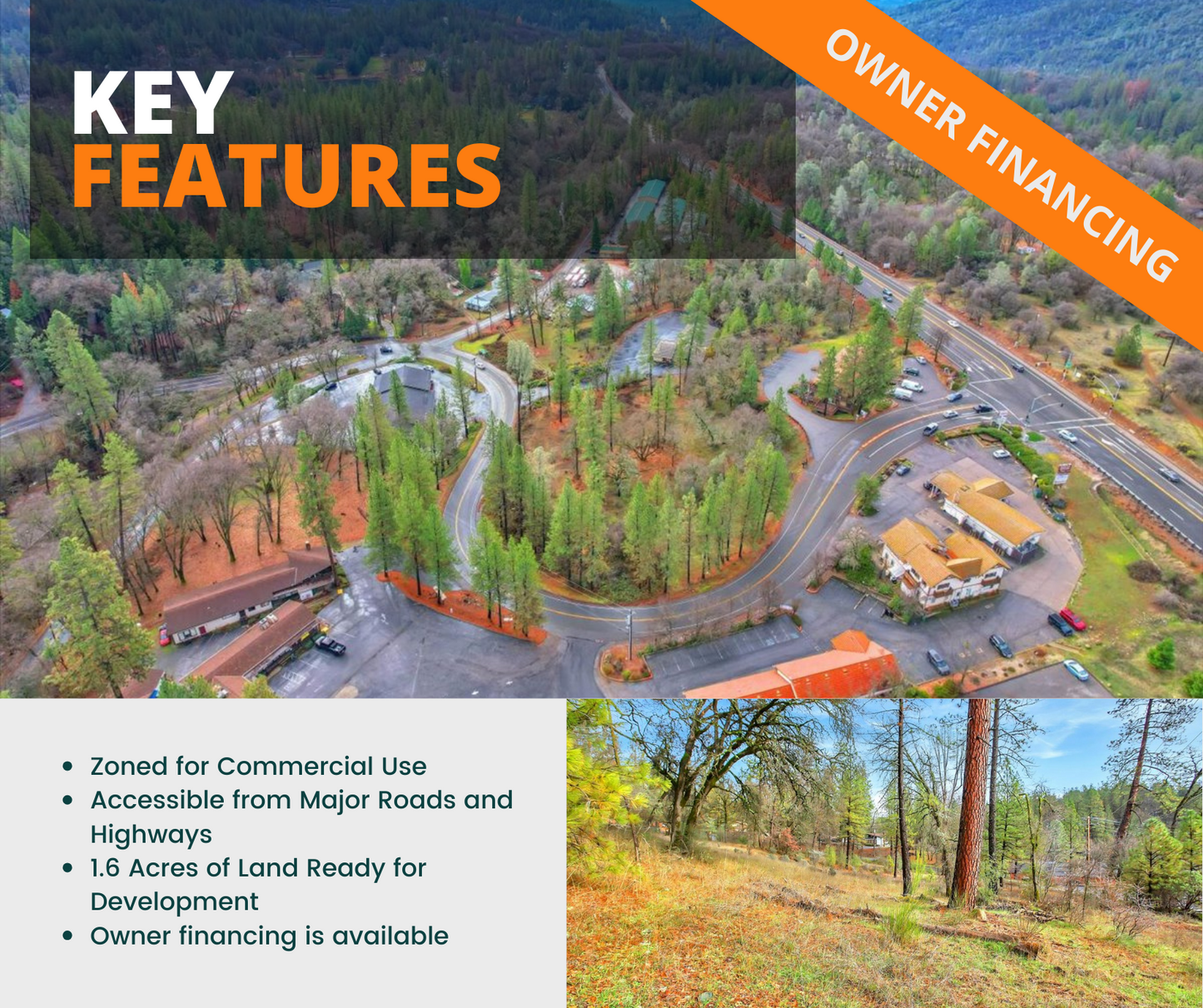 Prime Commercial Land: 1.6 Acres in Alta Sierra Grass Valley, CA