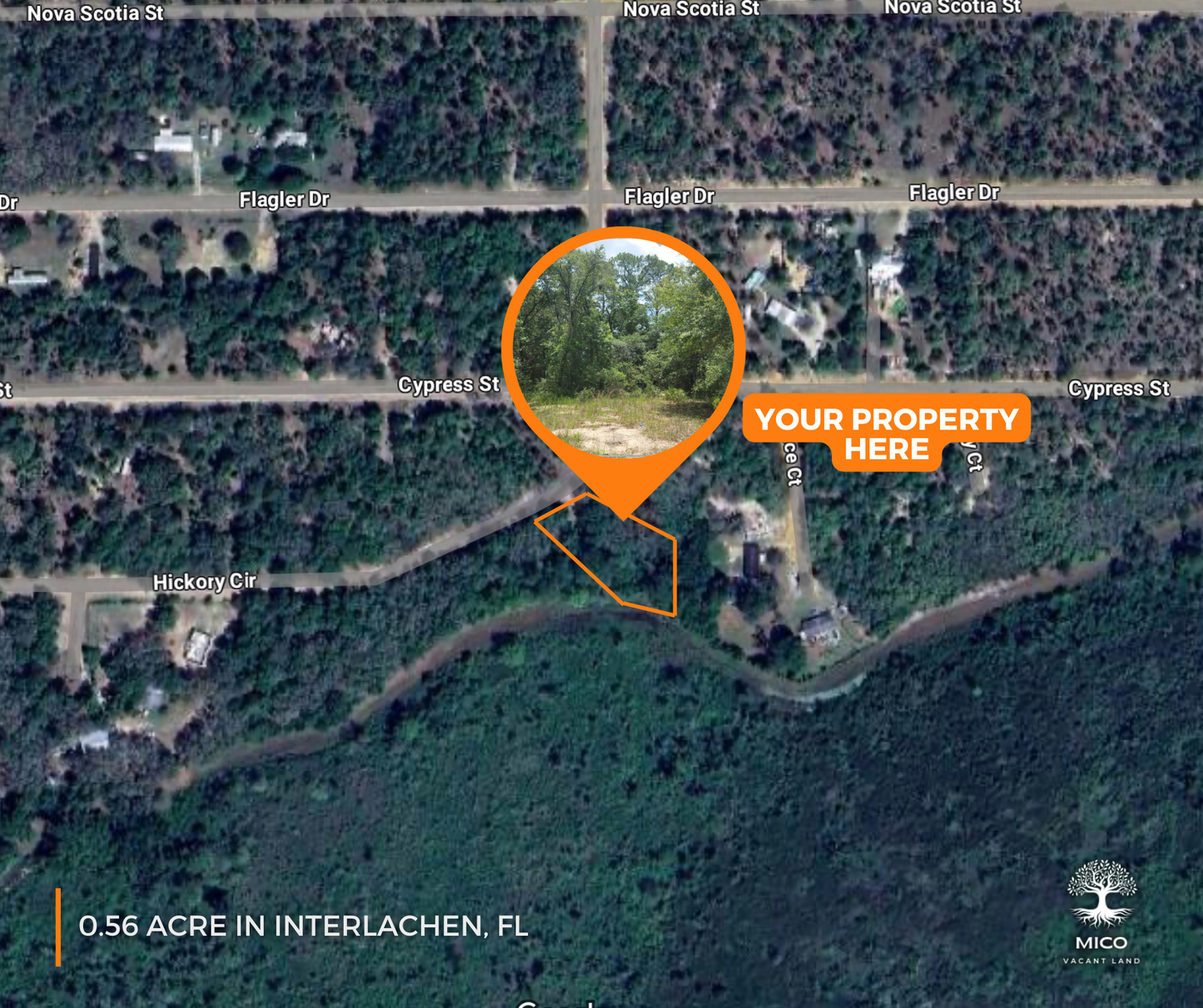 0.56 Acre Land in Interlachen, FL - Excellent Location for Your New Home