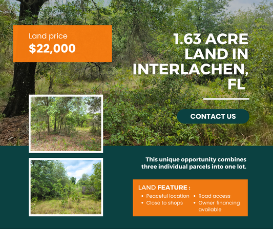 For Sale: Prime 1.63 Acre Property in Interlachen, FL