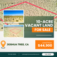 Build Your Dream Here: 10-acre Vacant Land Available Now in Joshua Tree, CA!