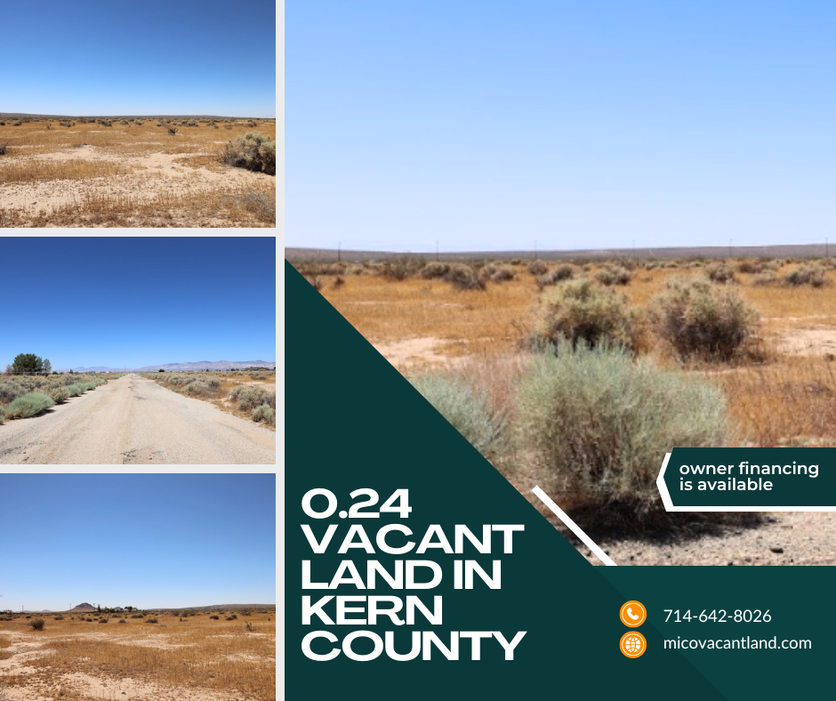 Embrace the Beauty of Kern County CA - Your Perfect Vacant Residential Land Awaits!