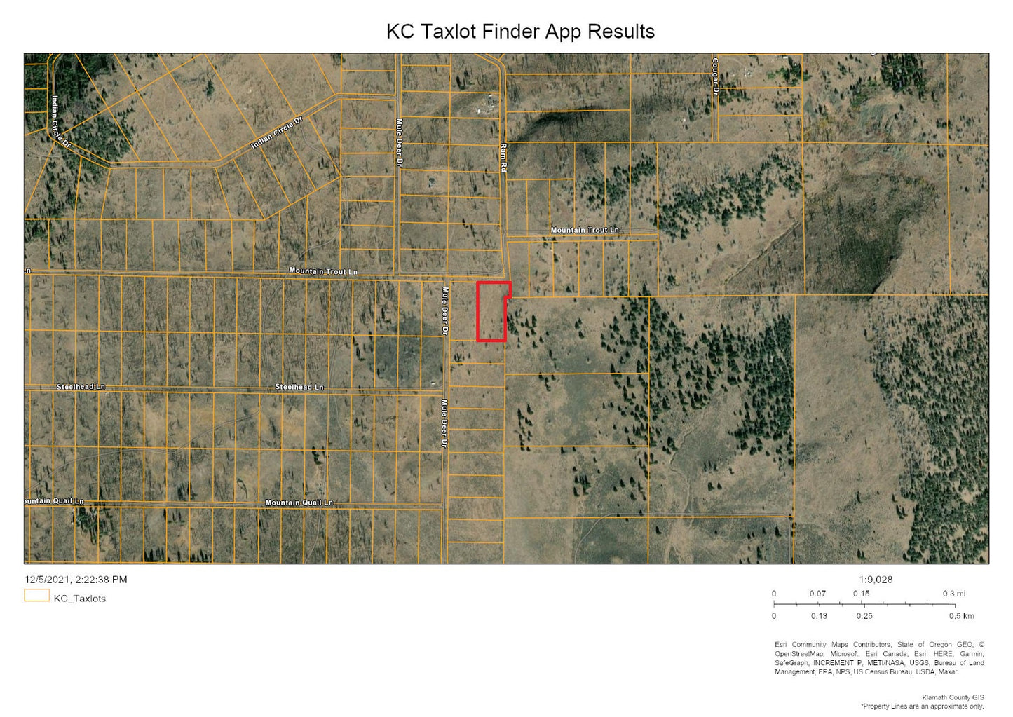 3.17 ACRE LOT AVAILABLE IN KLAMATH COUNTY, OREGON